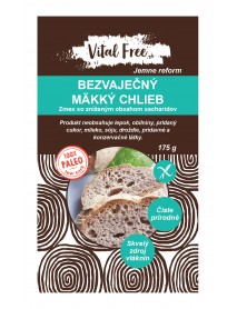 VITAL FREE PALEO BEZVAJEČNÝ MÄKKÝ CHLIEB 175g